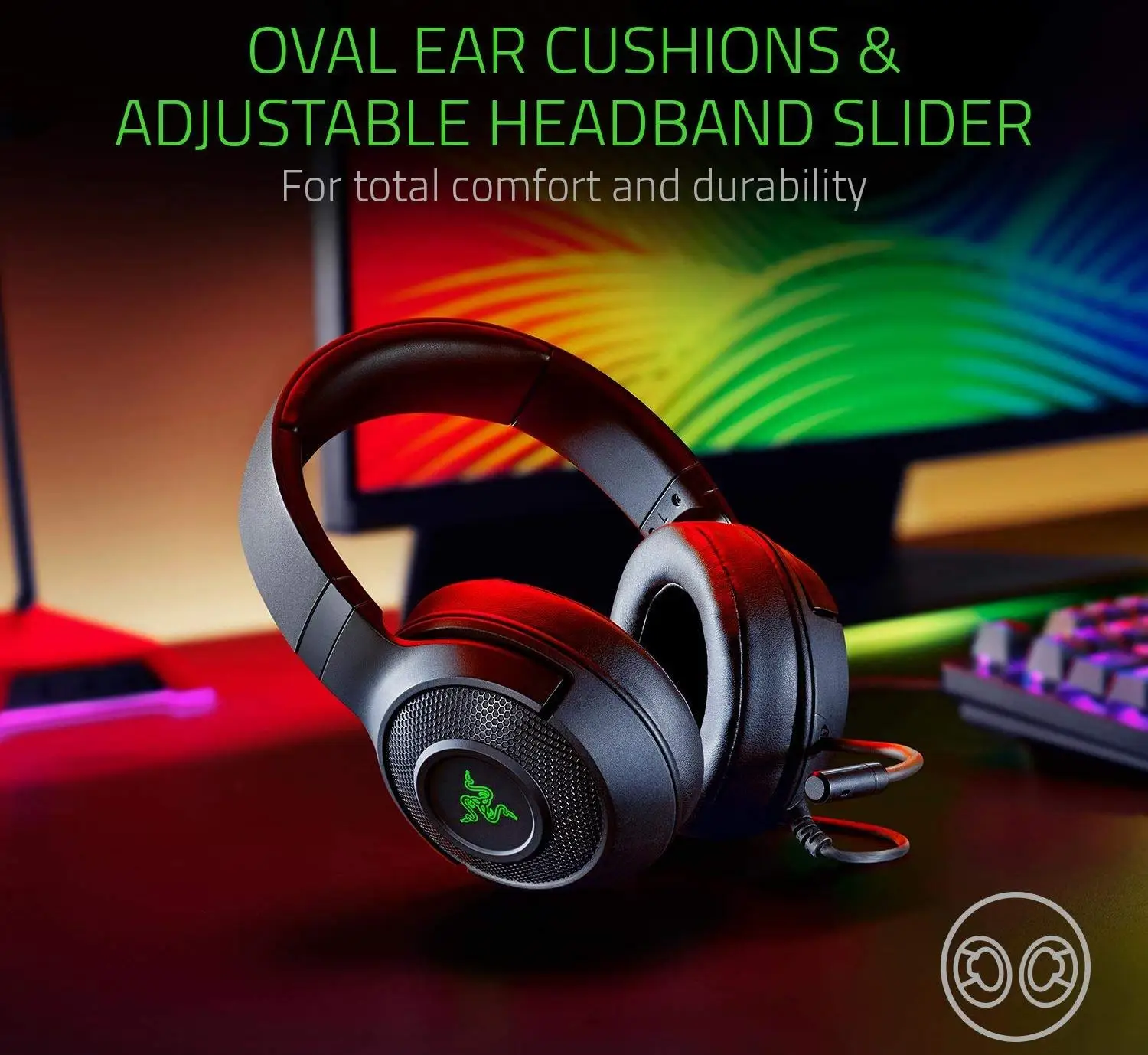 Игровая гарнитура Razer Kraken X USB RZ04-02960100-R3M1 (Black) | Электроника
