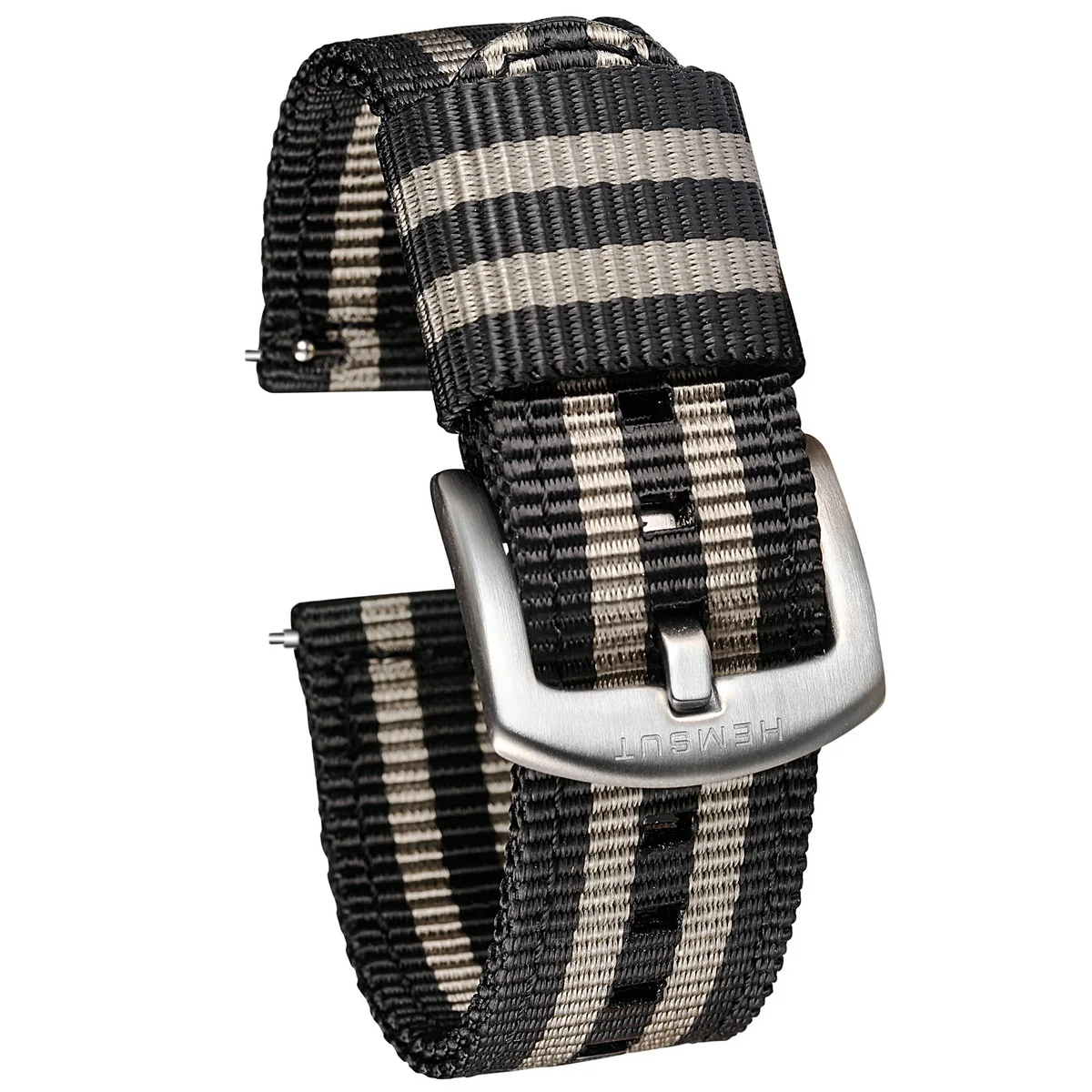 

Military Nylon Watch Bands Black Quick Release Quality Nylon Watch Straps and Heavy Duty Brushed Buckle 18mm 20mm 22mm 24mm