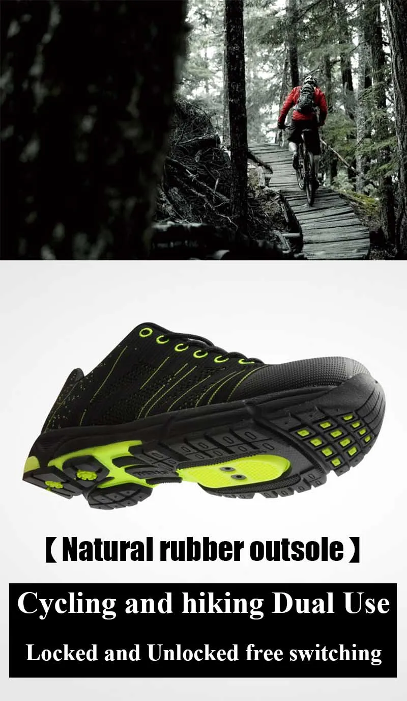 Tiebao Leisure Cycling Shoes Men Mountain Bike Bicycle Self-locking Non-slip Breathable Sneakers Bicicleta Carretera MTB | Спорт и