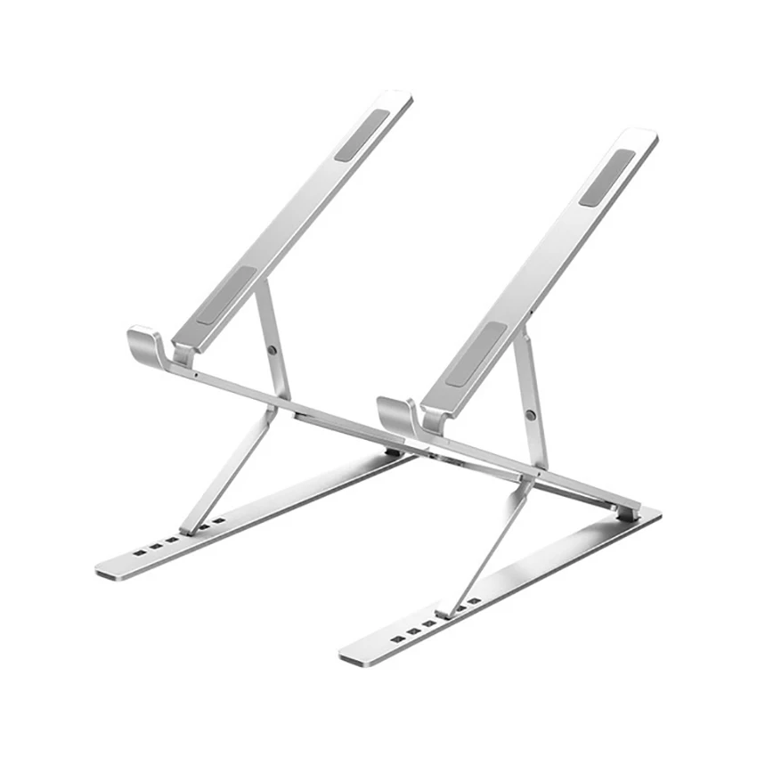 

Foldable Portable Notebook Stand Non-Slip Ventilated Cooling Tablet Stand, 9+6 Levels Adjustable Laptop Stand, Aluminum