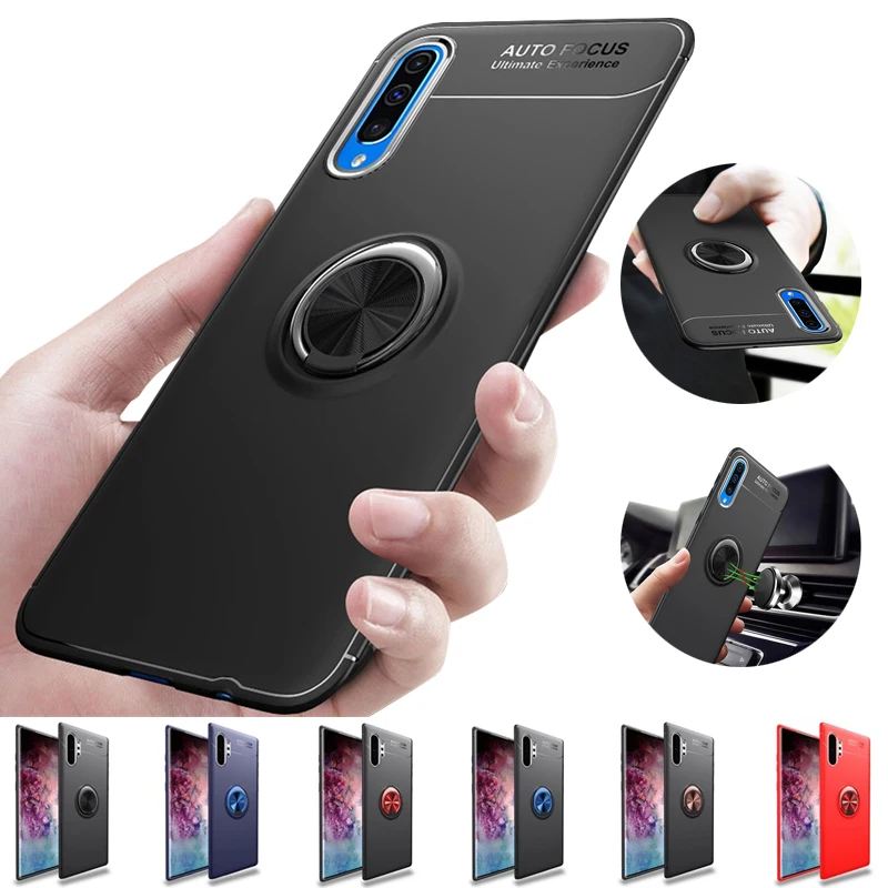 Phone Case For Samsung Note10 pro /Note10/Note 9/S10E/S9/ S 9 Plus / S8Plus Invisible Ring Stand Anti-Fingerprint Cover |