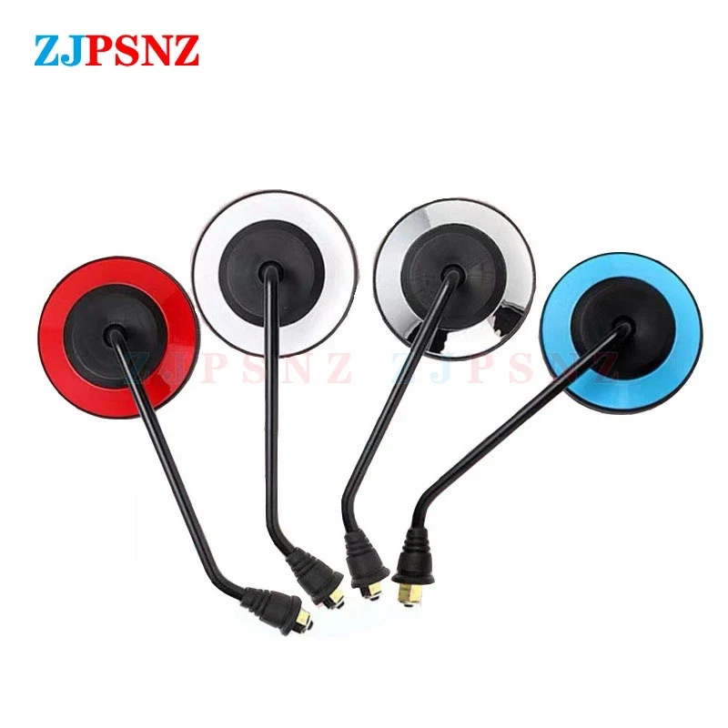 8mm Screw Round Multicolor Motorcycle Mirror 360° Rotated Adjust Back View Rearview Mirrors Moped Side | Автомобили и мотоциклы