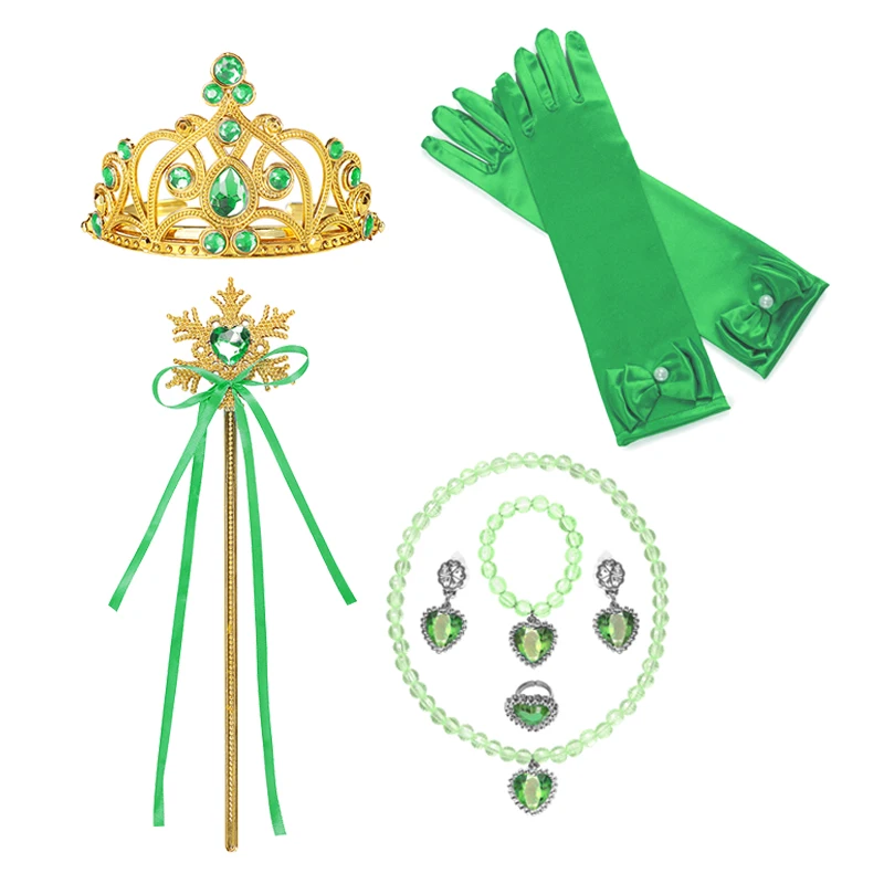 Новый пижамный комплект принцессы для девочек Аксессуары детской