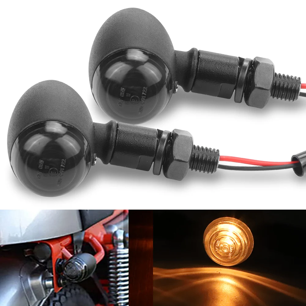 

Motorcycle Bullet Turn Signals light Indicators Blinker Lights Lamp For Sportster XL Bobber Chopper Cafe Racer Custom