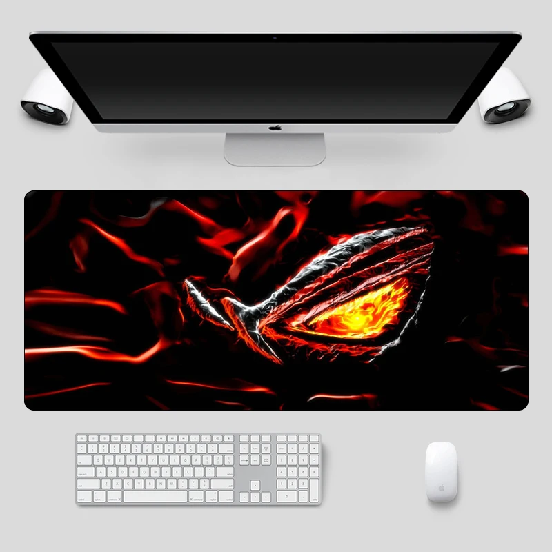 Мода 90x40 см большой ASUS игровой коврик для мыши Республика геймеров клавиатура с