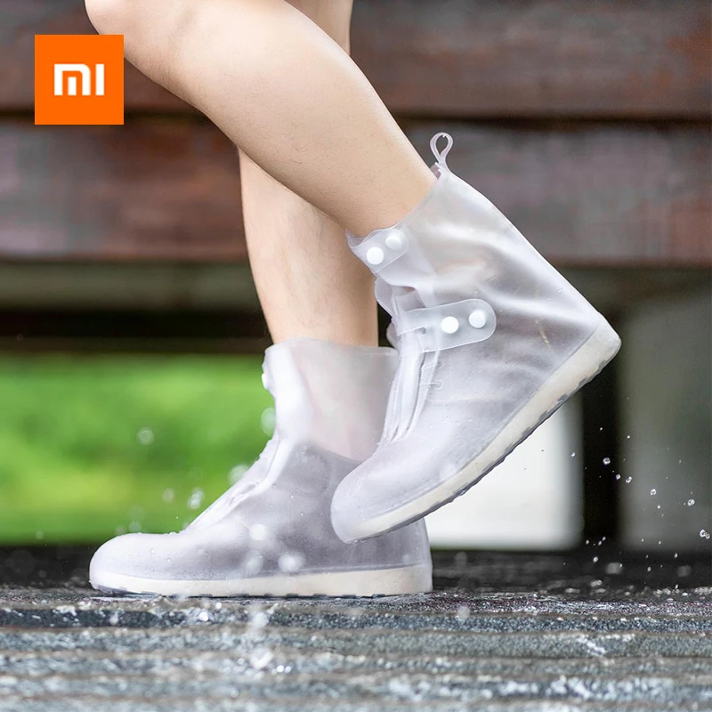 Xiaomi Youpin Zaofeng портативный нескользящий дождевик Чехол Для Обуви Высокая трубка водонепроницаемый нескользящий износостойкий бесшовный сшивание