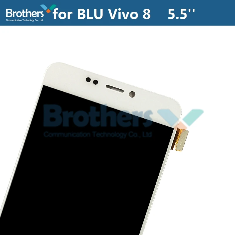 for blu vivo 8 vivo8 lcd display v0150uu v0150ll lcd screen lcd display touch screen digitizer 5 5 phone repair parts tested free global shipping