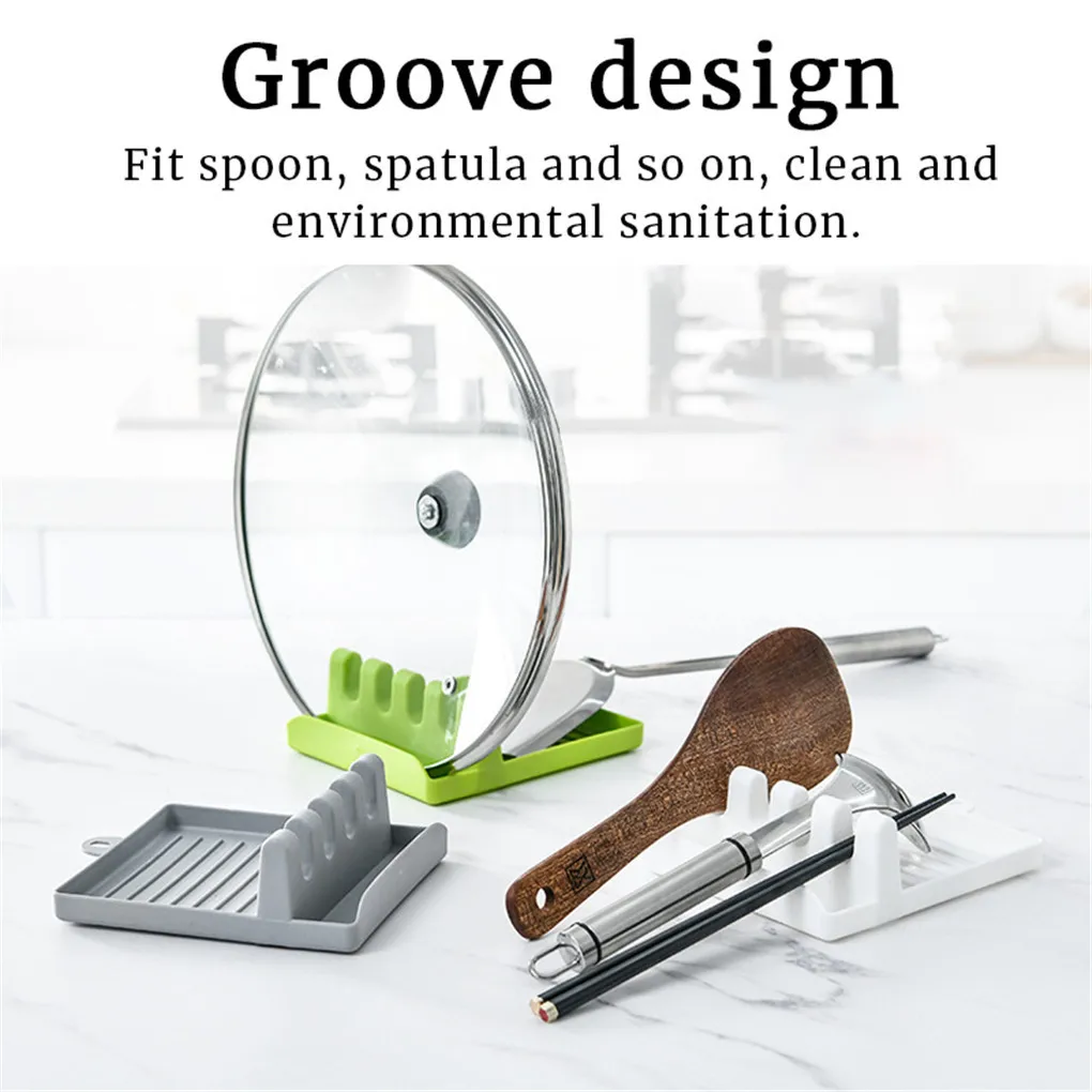 

Plastic Pot Lid Holder Kitchen Organizer for Fork Spatula Rack Spoon Holder Stand Tableware Rack Spoon Pot Lid Holder