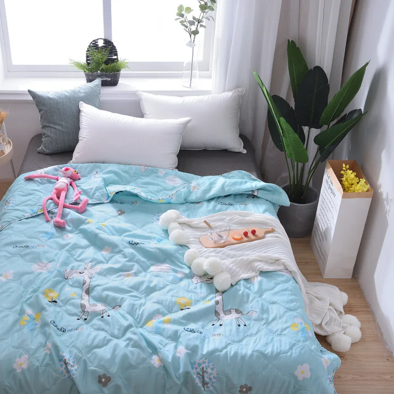 

Summer Bedspread Deer Cat Blanket Comforter Bed Cover Quilting Full King Queen Summer Quilt Suitable for Children Kids Men Adult
