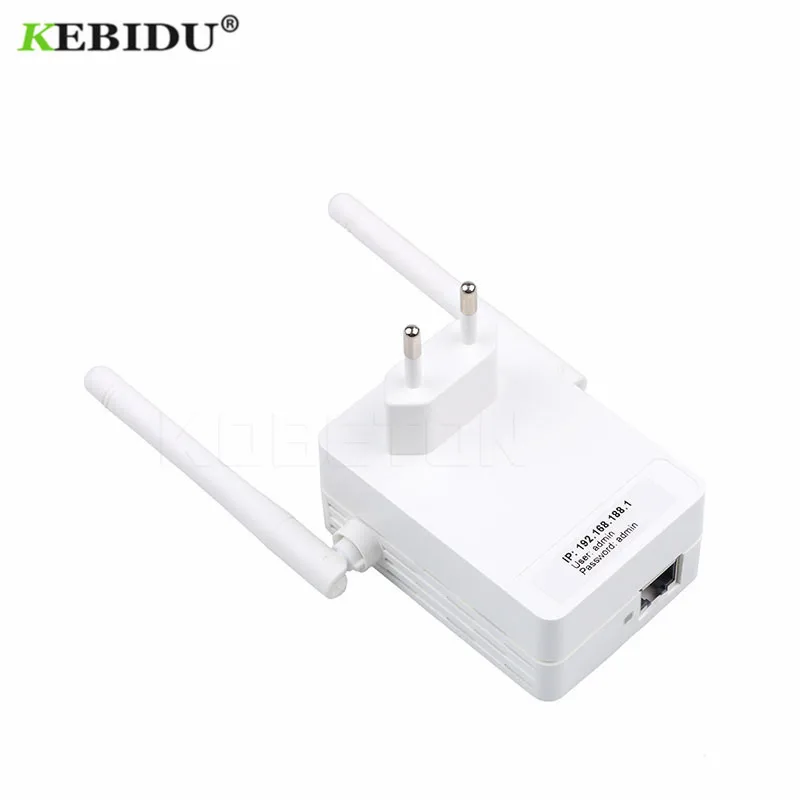 Беспроводной wi fi роутер KEBIDU 300 мбит/с ретранслятор удлинитель домашней сети