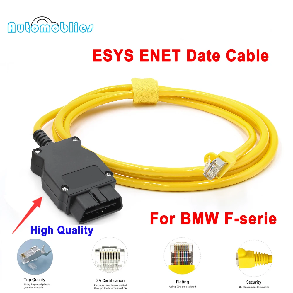 Высококачественный ESYS кабель ENET для BMW F-serie ICOM передачи данных E-SYS скрытое