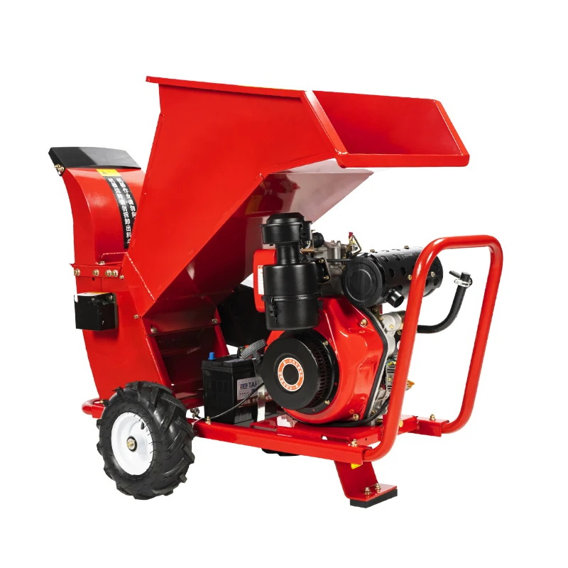 Hot Sale Easy Operation Diesel Engine 15HP Mobile Wood Chipper | Pellet Mill