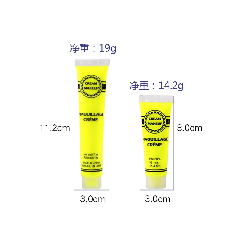 Краска для лица 6 цветов УФ-блеск тела светящаяся краска s макияж искусство