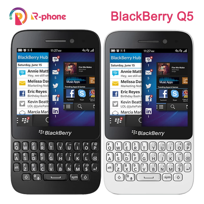 Разблокированный Оригинальный Blackberry Q5 2 Гб RAM 8 ROM GSM 3G мобильный телефон 3 1 &quot5MP WIFI
