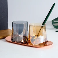 japanese handmade colorful glass cup tea cup coffee mug home drinkware milk glass christmas gift