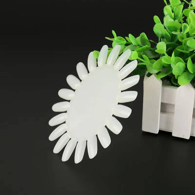 1 pc=10 Pair Nail Art Tips Make Up Practice Round Wheel Polish Acrylic Display Design Tools | Красота и здоровье