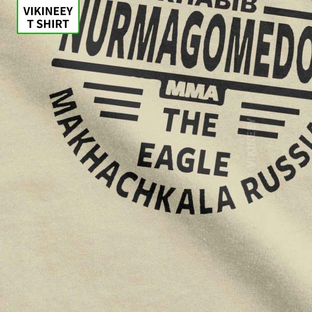 Khabib Nurmagomedov Мужская футболка ММА борьба с дагестаном Россия винтажная хлопковая