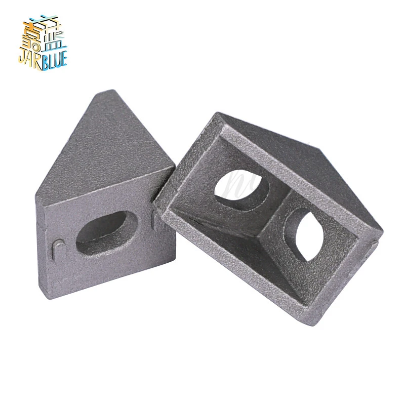 

50pcs 100pcs 2020 bracket 20mm x 20mm Aluminum Profile Corner Fitting Angle for 2020 aluminum profile