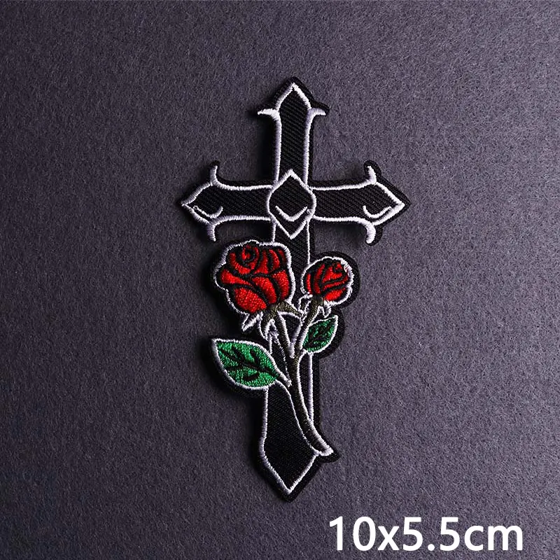 Термоклейкие нашивки с Иисусом на одежду наклейки надписью и вышивкой для курток