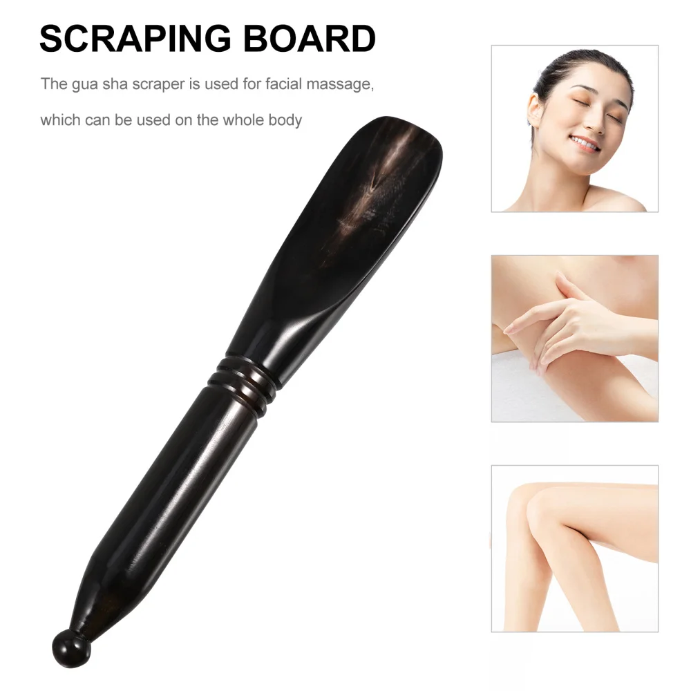 

1pc Double-end Scraping Rod Body Leg Back Scraping Stick Portable Massaging Tool