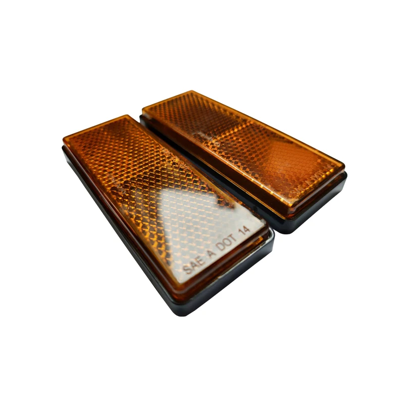 CVP автофургон для грузовиков фургон янтарно красный белый отражатели 88 6x34 6 мм