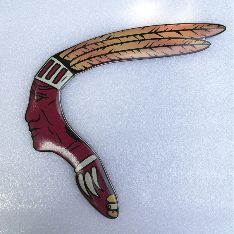 Местный Бумеранг может лететь 50 метров ручной работы Деревянный бумеранг Спорт