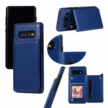 Leather Case Card Holder Wallet Cover Case for Galaxy S10 S20Plus S21Ultra for iPhone 13 12 11
