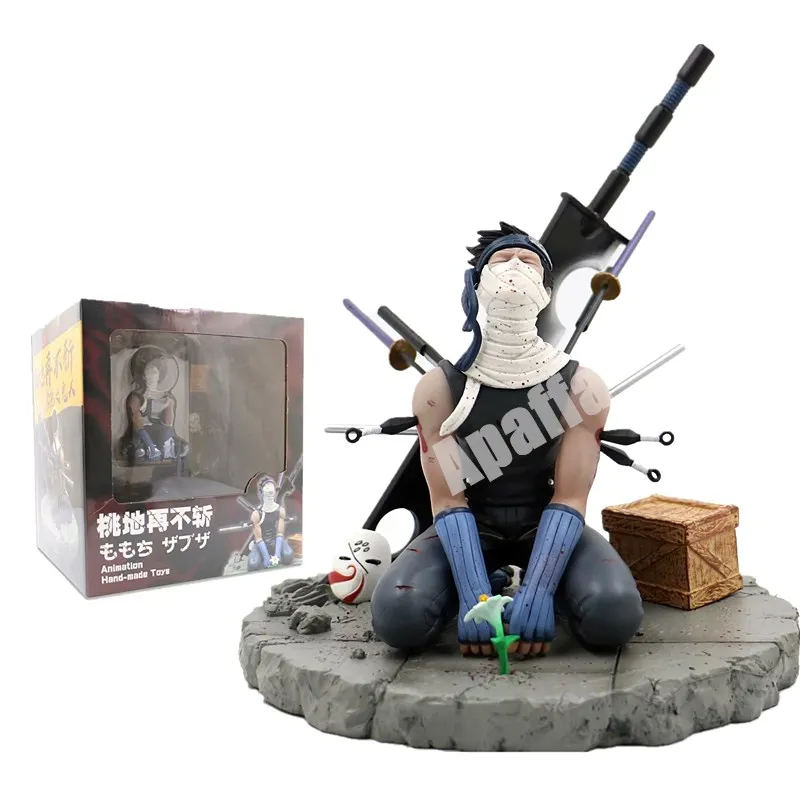 19 см Наруто фигурка Momochi Zabuza ПВХ японского аниме Наруто Коллекционная модель игрушки украшение стола