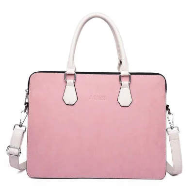 Style 2 Pink Роскошная качественная водонепроницаемая сумка-мессенджер из искусственной кожи 14 15,6 для ноутбука Macbook Air 13 13,3 15 женская сумка через плечо - Цвет: Style 2 Pink