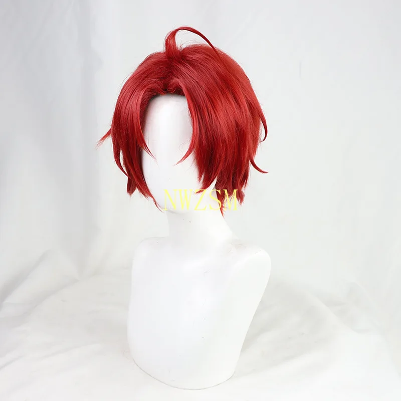 Косплей парик из аниме чудо яйцо для девушек термостойкий с короткими волосами