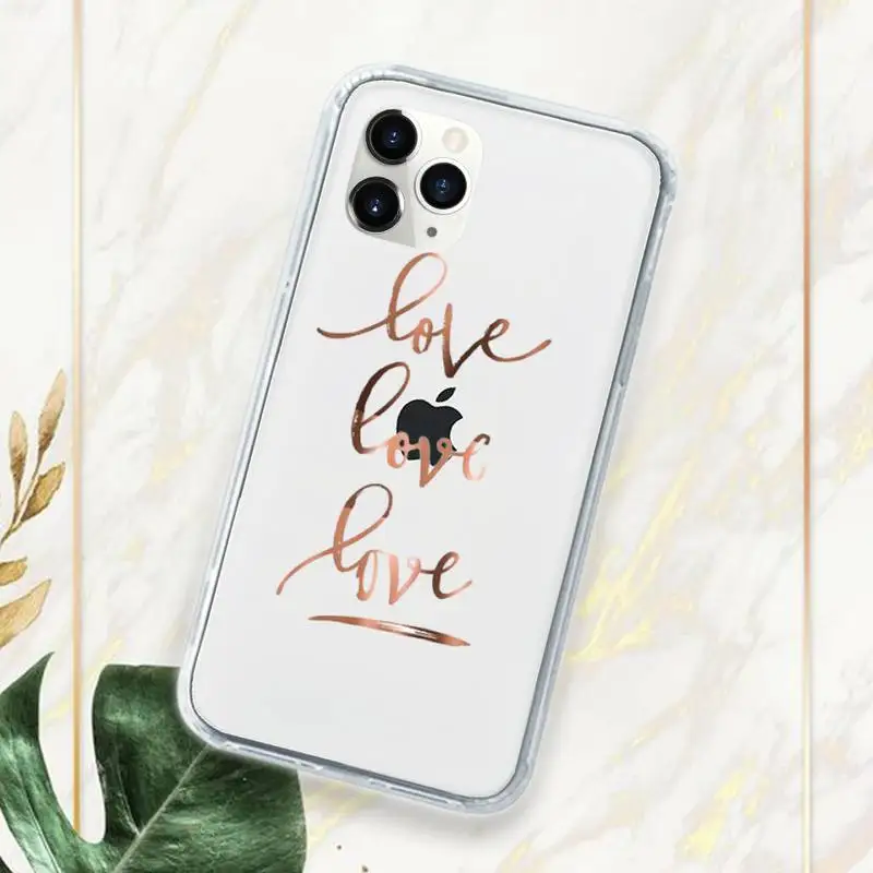 

gold bling pineapple aesthetics Phone Case Transparent for iPhone 11 12 mini pro XS MAX 7 8 6 6S Plus X 5S SE 2020 XR
