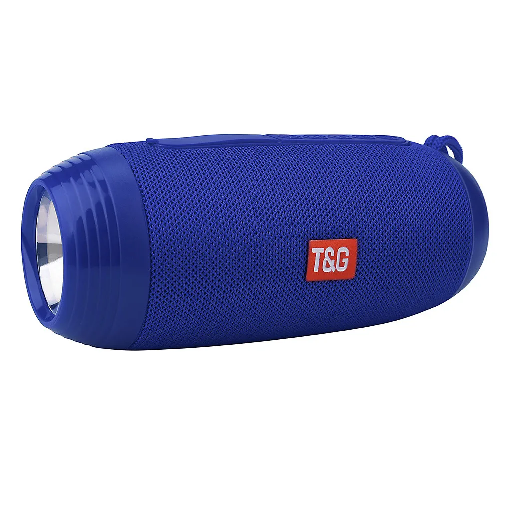 Синий HIPERDEAL TG602 10 Вт HIFI портативный беспроводной наружный Blueteeth динамик, стерео звуковой сабвуфер Колонка фонарик динамик s - Цвет: Синий