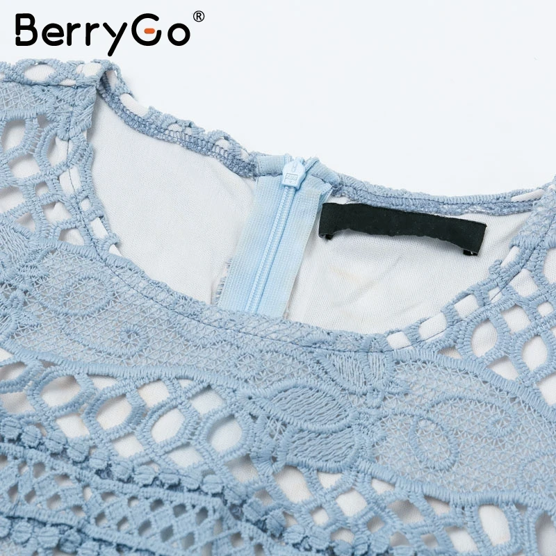BerryGo сексуальное открытое осеннее платье женские с высокой талией Вышитые bodycon платья Меховая куртка с застежкой-молнией женские vestidos