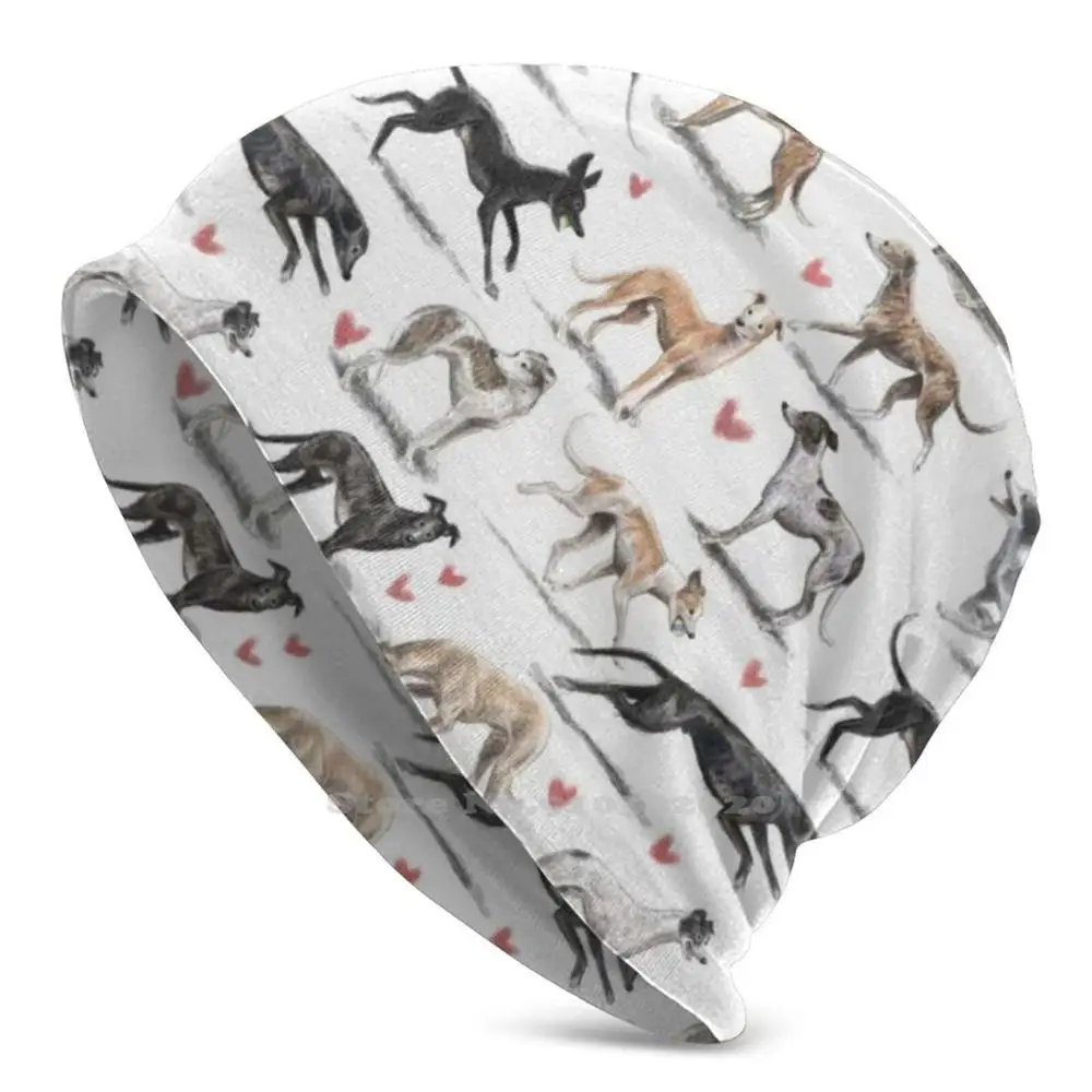 

Greyhounds Beanie Hat Hedging Cap Outdoor Sports Breathable Thin Windproof Greyhound Sighthound Lurcher Galgo Rescue Shelter