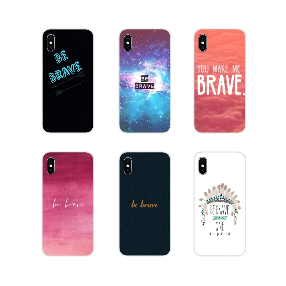 Аксессуары Be brave чехлы для телефонов Apple iPhone X XR XS 11Pro MAX 4S 5S 5C SE 6S 7 8 Plus ipod touch 5