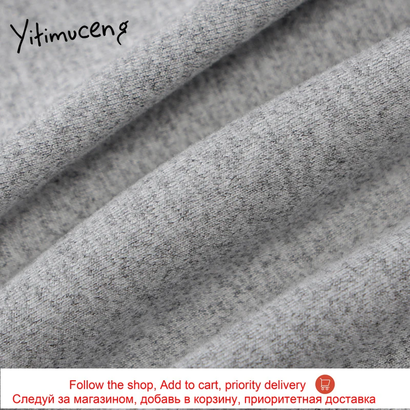 

Yitimuceng Hooded maxi Dress Women Party Black Long Sleeve Gray Solid Causal Pencil Dresses elegant Lady 2021 Summer Fashion New