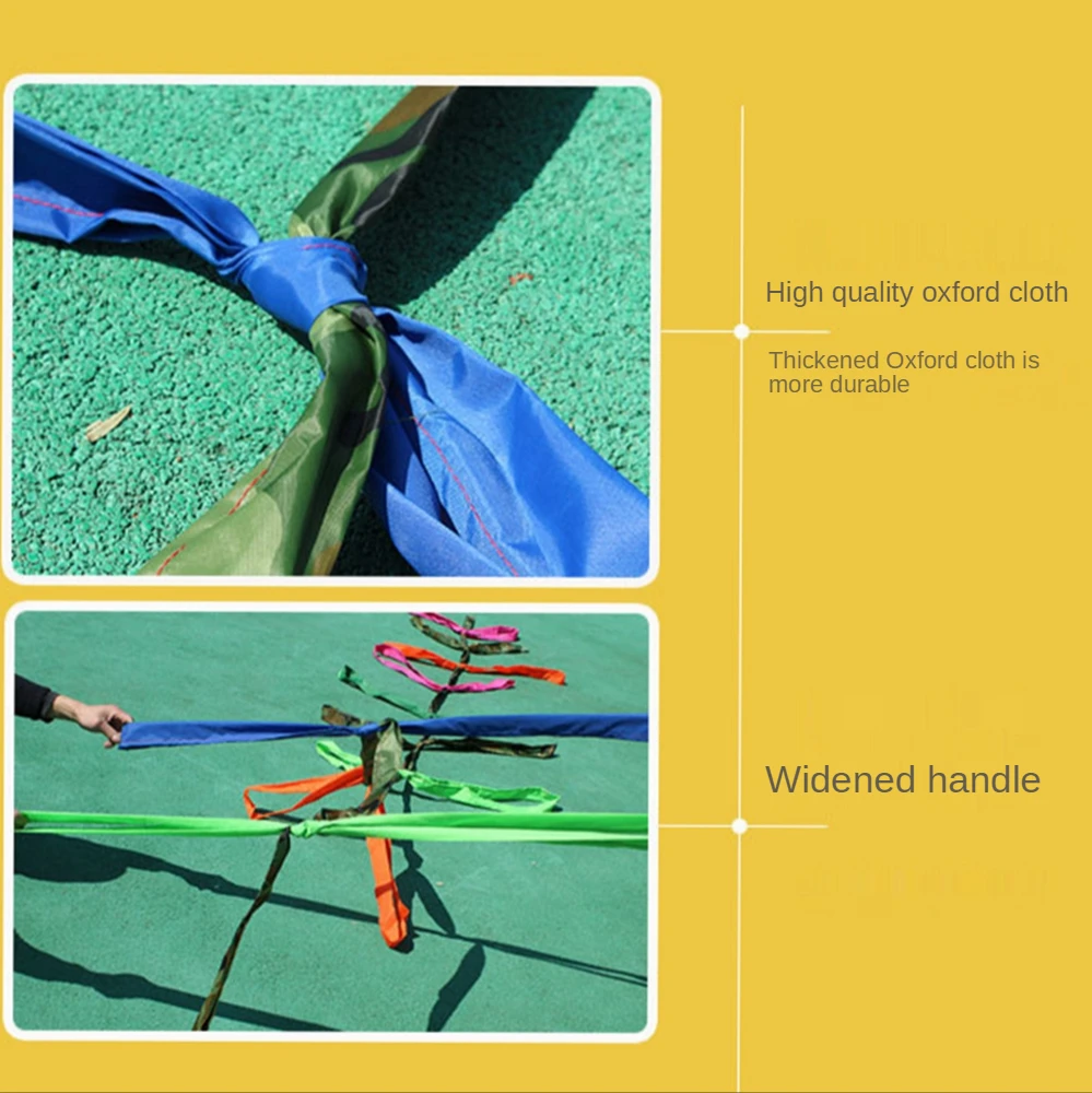 

Centipede Rope Hopscotch Tug of War Rope For Kids Group Game Team Building Outdoor Play Girls Boy Toys 5 6 7 8 9 Years Old