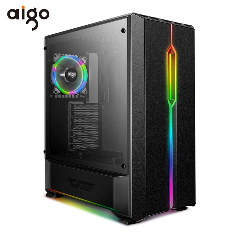 Настольный чехол Aigo ATX для ПК геймерский игровой компьютер башни Водяной