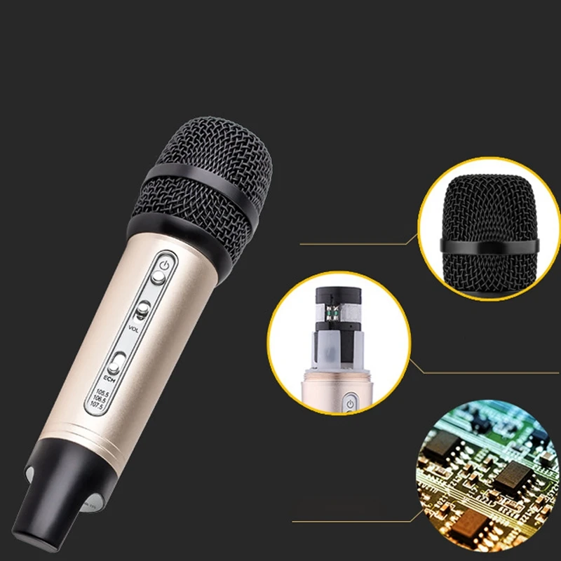 Миниатюрный автомобильный микрофон C200 беспроводной FM-микрофон с