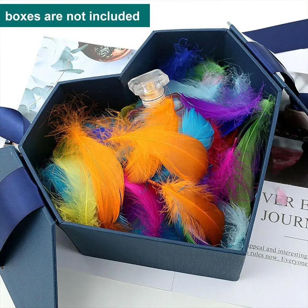 Цветное перо и гусиное в сборе подходящие ювелирные аксессуары для свадебной