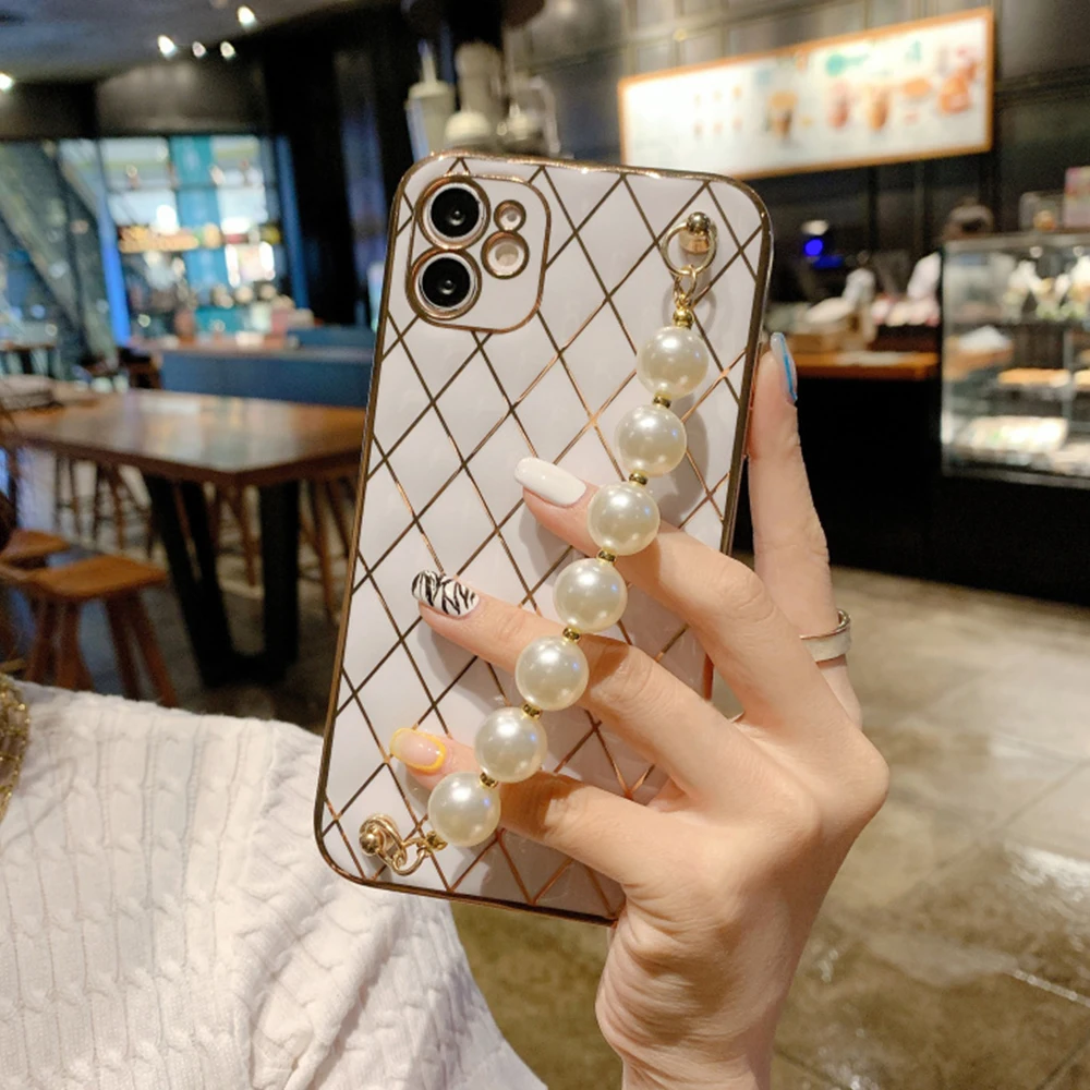 luxury diamond gold plated soft silicone phone case for samsung s30 s21 plus ultra a12 a52 a75 5g all inclusive anti drop case free global shipping