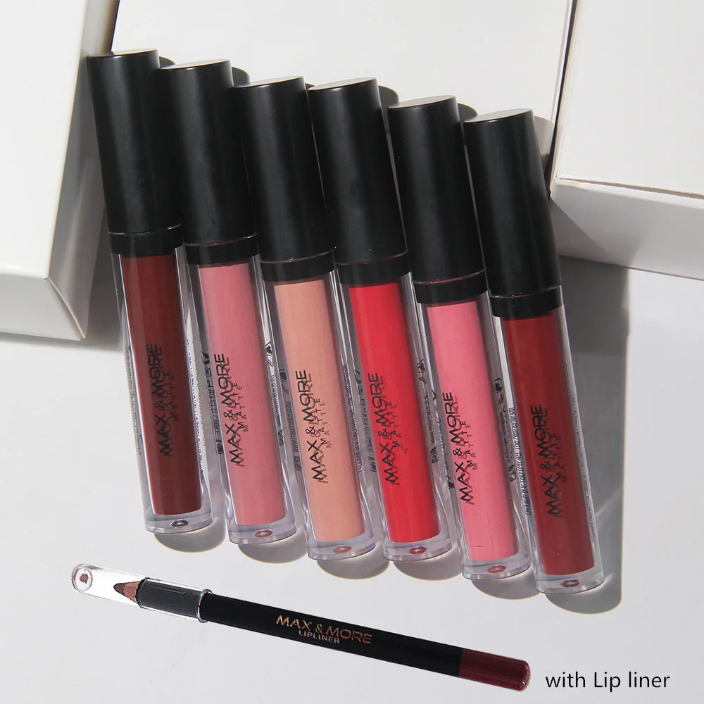 Косметика для губ помада с набором карандашей водостойкий стойкий оттенок