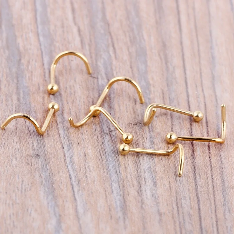 5 шт. Внешняя торговля EBAY Горячий Стиль Гвозди изогнутого носа модное узкое