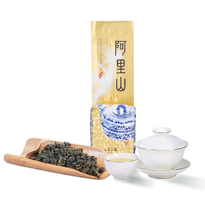 Тайваньский чай Oolong Alishan Зеленая пища мягкий Jinxuan 150 г 300 пакет|Заварники| |