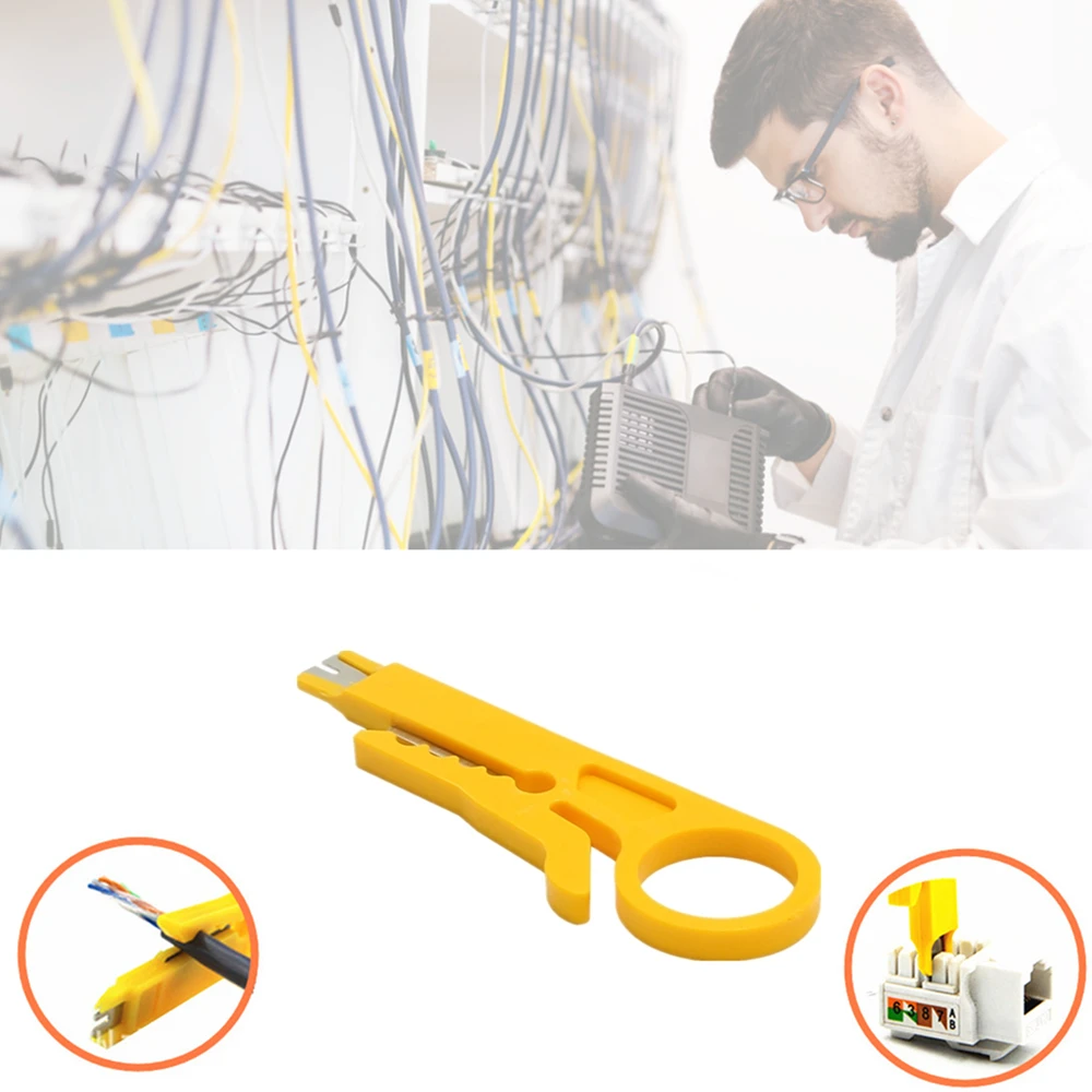 Мини Портативный нож для зачистки проводов щипцы обжима инструмент кабеля