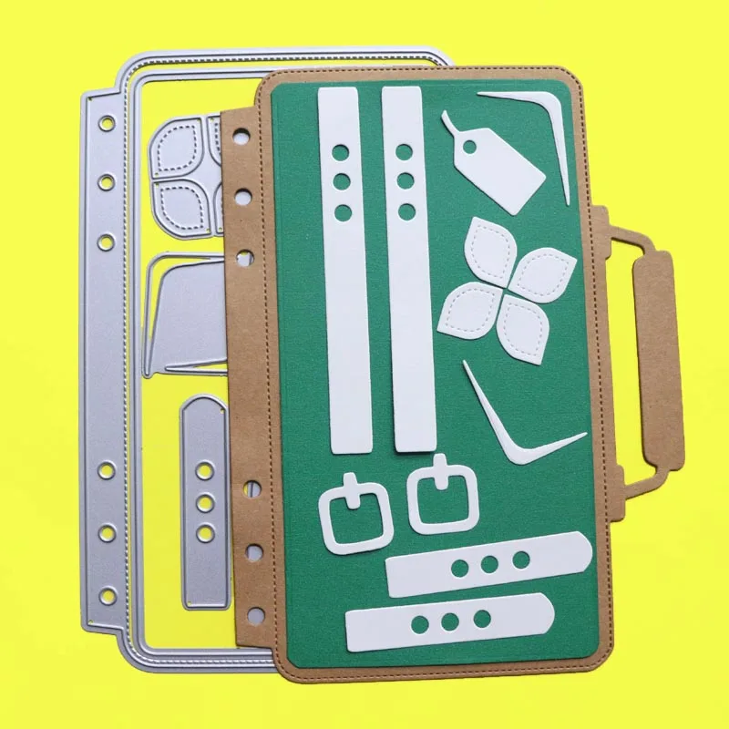 Пресс-формы Suitecase планировщик журнал штампы альбом фотобумага рукоделие