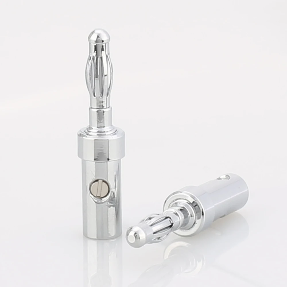 8 шт. кабельные разъемы для динамиков с родиевым покрытием|plugs wholesale|plug fplug connector |
