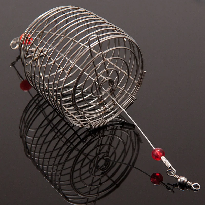 Fishing Bait Trap Cage Feeder Basket Lures Accessories 5 PCS. | Спорт и развлечения