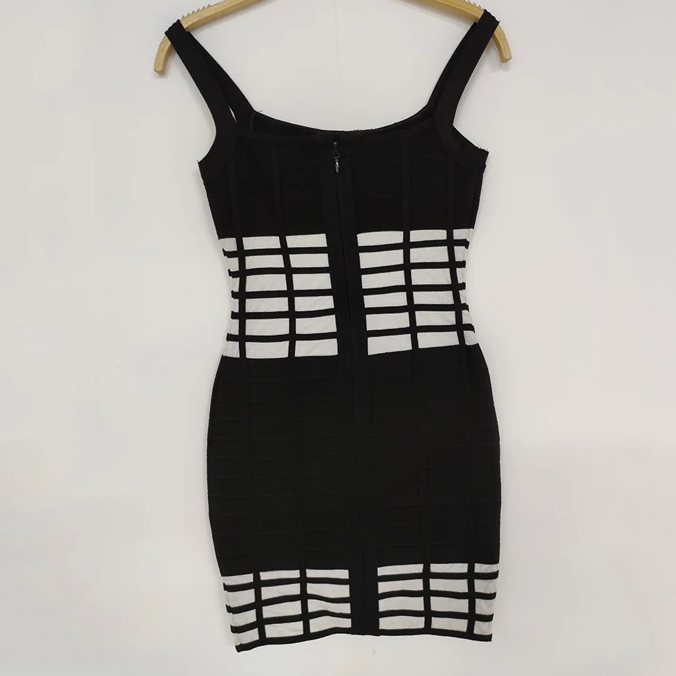 Распродажа 2021 новое летнее женское черно-белое лоскутное мини-платье без рукавов