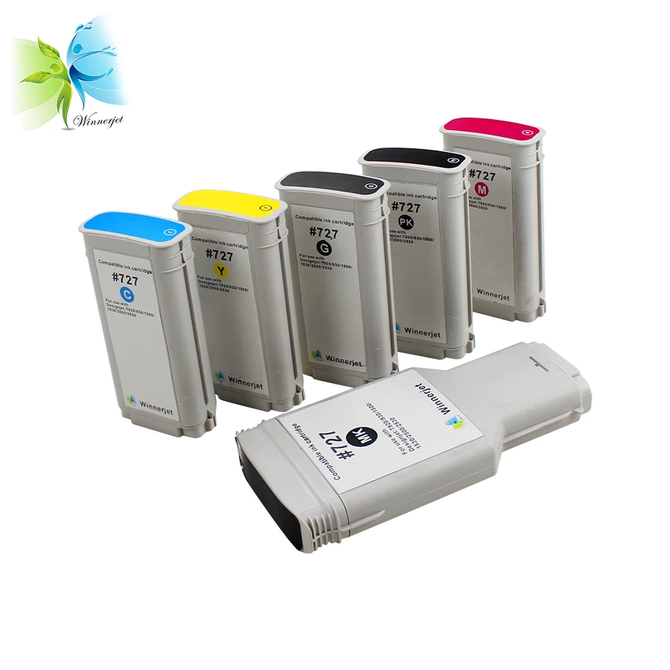 WINNERJET for HP 727 Remanufactured Ink Cartridge with Designjet T1500 T1530 T920 T930 T2500 T2530 Printers | Компьютеры и офис